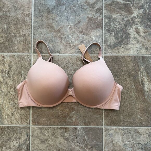 Skims Fits Everybody Pushup Demi Bra Ochre Size 42D - Picture 2 of 7
